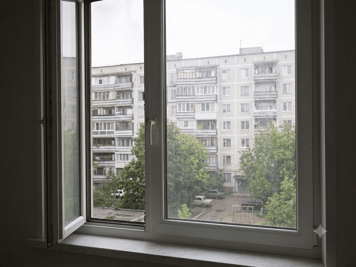 Ребёнок выпал с третьего этажа в Рудном