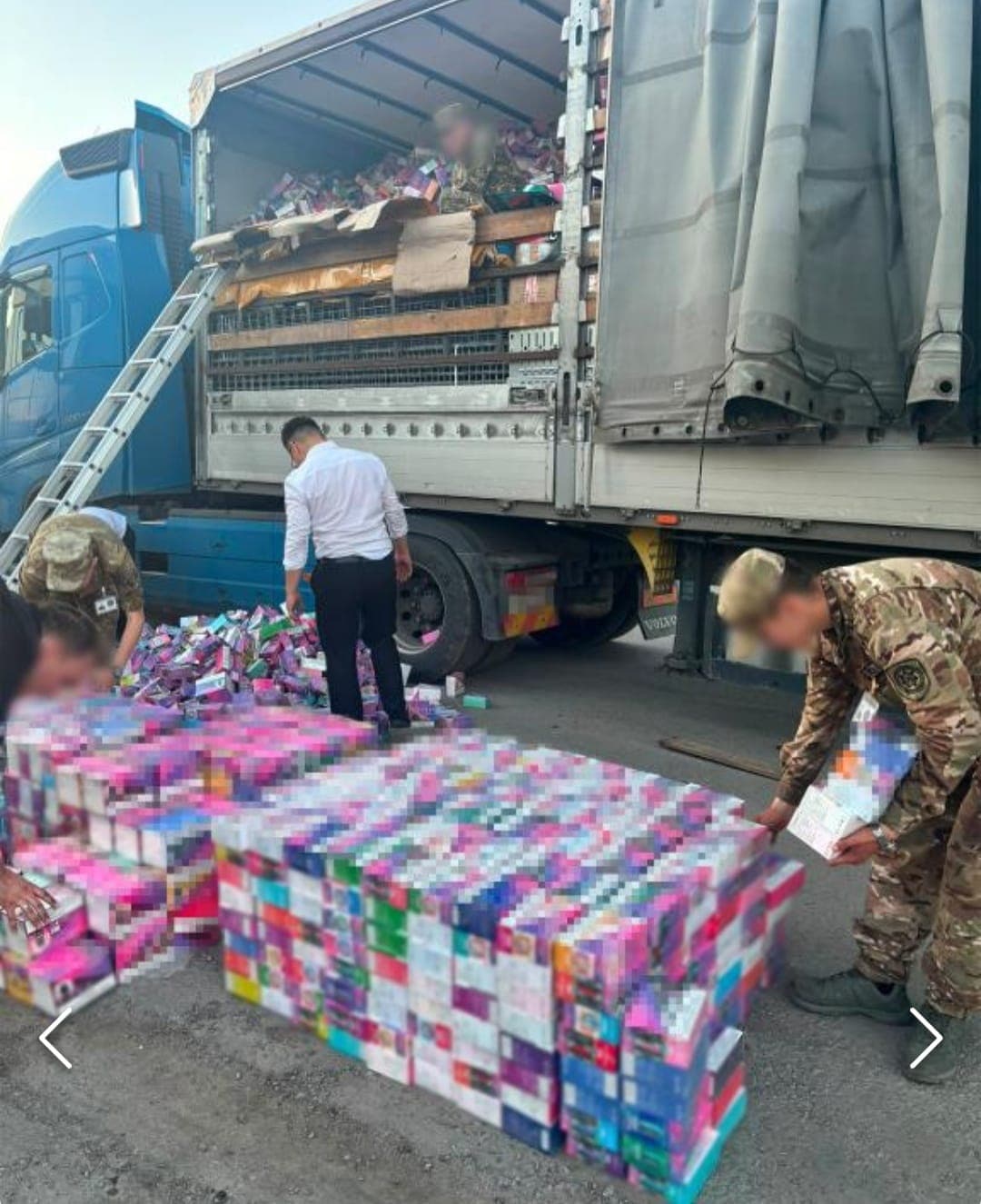 Свыше 27 тысяч вейпов изъяли на границе Костанайской области